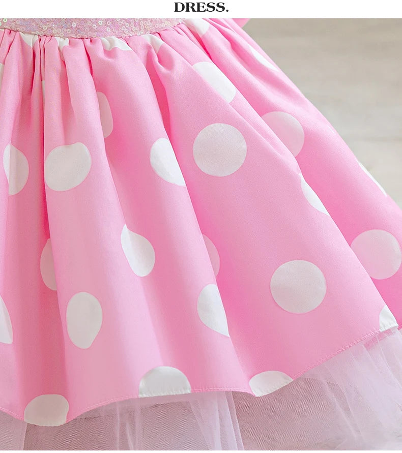 Girls' Princess Dress, Baby's First Birthday Tutu Dress, Flower Girl Wedding Dress