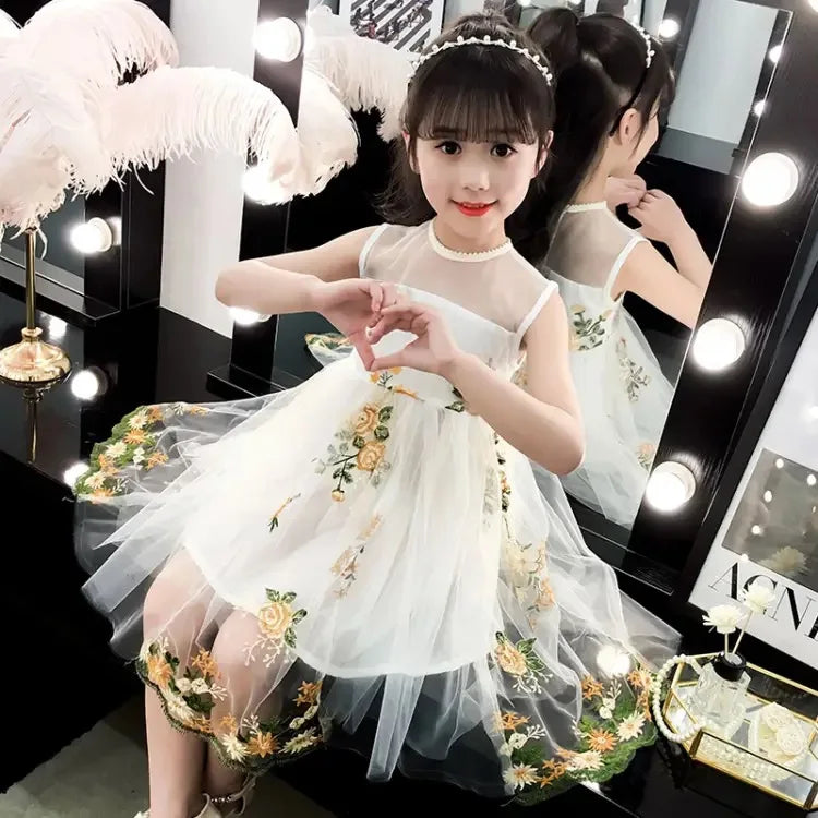 Baby Girl Birthday Dress for Girl 2-10 Year Birthday Dress 2023 New Fashion Cute Princess Baby Dress