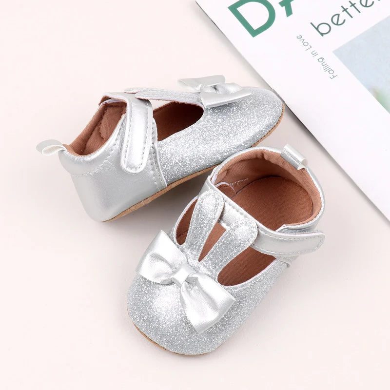 Cute Cartoon Style Baby Girl Shoes Spring and Autumn High Quality Butterfly Bowknot Cotton Sole Comfortable Prewalker BHX4031