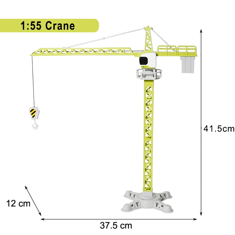 Engineering Vehicle Toys for Boys Alloy+Plastic Tractor Excavator Bulldozer Crane Truck Model Diecast Children Collection Gifts