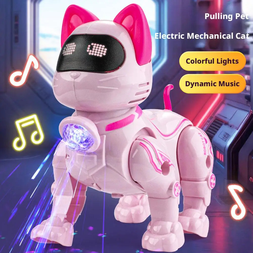 Smart Robot Cat Toy Programmable Intelligent Voice Control Stunt Cat