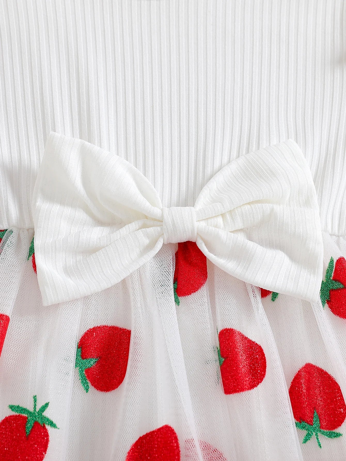 Zaila Baby Girl Autumn Skirt with Strawberry Print