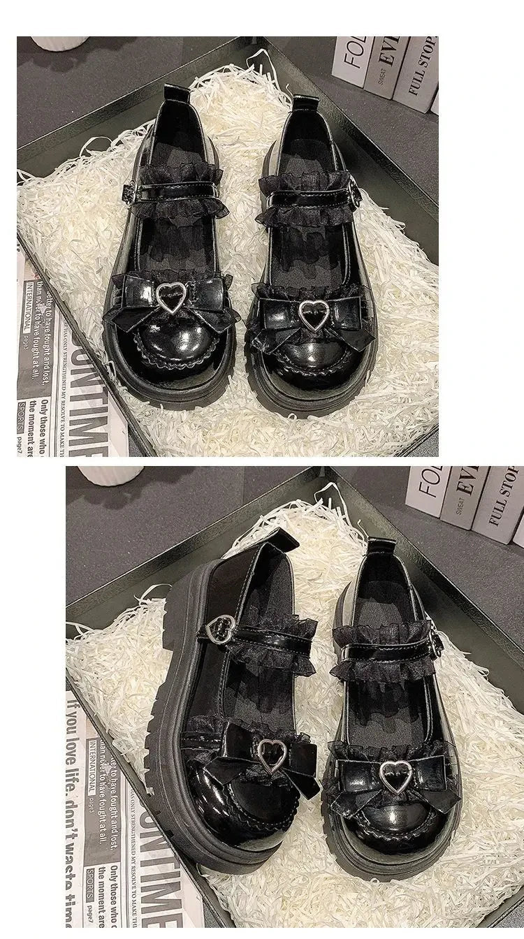 2025 Summer New School Girl JK Loafer Pumps Platform Shoes