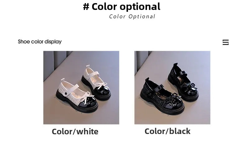 Girls' Spring and Autumn Leather Shoes 2025 Middle aged Children's Baby Soft soled Performance Shoes Children's Princess Shoes