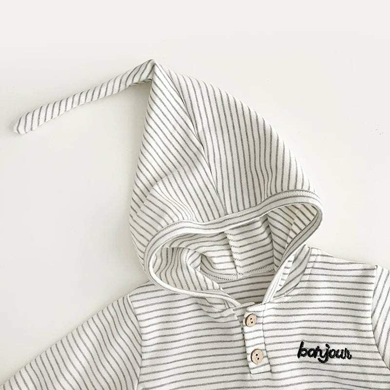 Rodrigo Striped Long-sleeved Korean Sweater