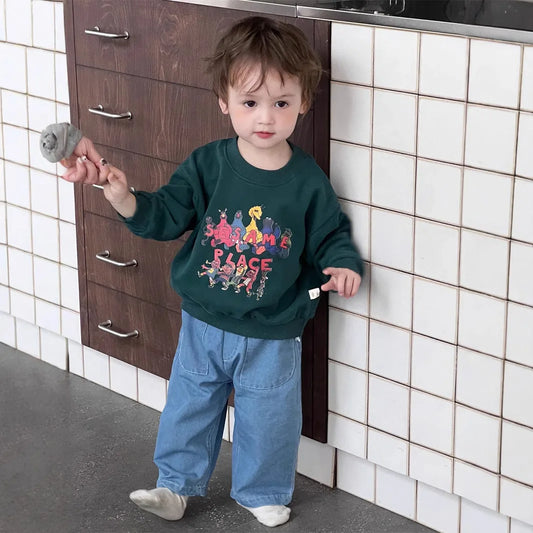 Jose Cute Baby Long Sleeve Sweater