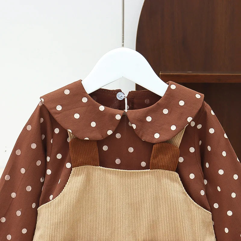Girls Autumn Dress New Style Baby Girl Dress Stylish Children's Princess Dress Bear Baby Clothes