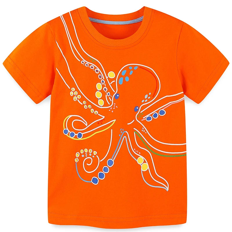 Paula Children Cartoon Octopus Printing Round - GuGuTon baby store - Baby Fashion - Toddlers Outfits - Babies Outfits - Toddler Clothes - Kids Clothing - Newborn Clothes - Newborn Wear - Kids Wear - Trending Clothes - Trending Outfits - Fall Fashion - Winter Fashion - Girls Clothes - Boys Clothes - Babies Wear - Kids Accessories - KidsWear - Summer Clothes - Summer Fashion - Summer Trend - Falls Sweaters - Tops - Bottom - Jeans - Blouse - Dresses - Newborn Dresses - Toys