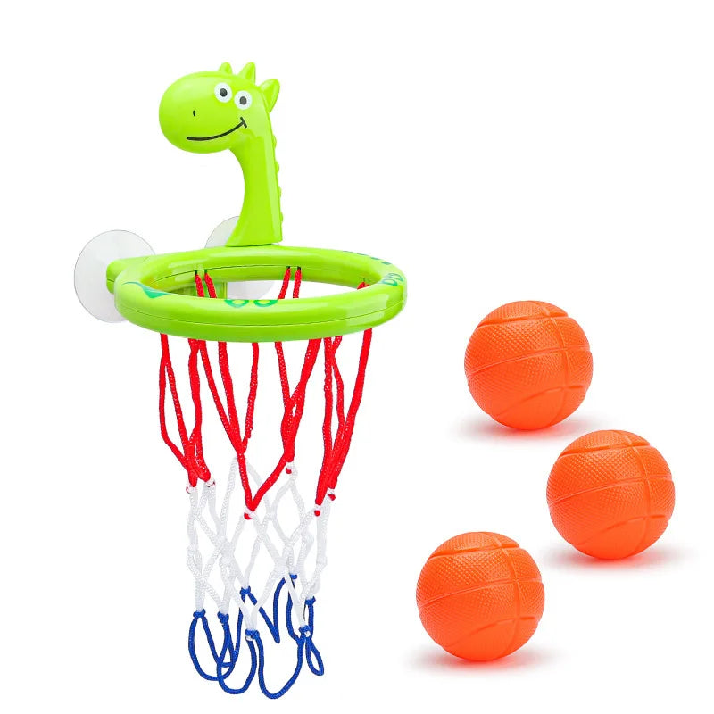 Baby Bath Toy Children Water Play Toys Set Bathroom Bathtub Suction Cup Shooting Basketball Hoop