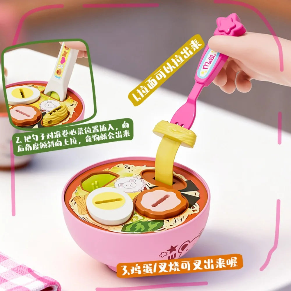 NEW Food Feeding Pudding Feeding Toy, Role Play Early Education Children's Play Kitchen Toys, Fun and Stress Relieving,Girl Gift