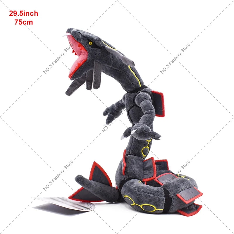 Anime Pokemon Kawaii Shiny Rayquaza Plush Doll Stuffed Figure Toy Quality Stuffed Animals Peluche Great Birthday Gift
