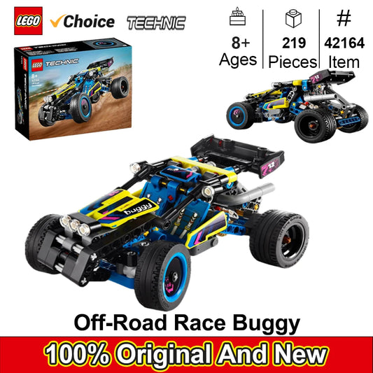 LEGO 42164 Technic Off-Road Race Buggy Buildable Car Toy, Cool Toy for 8 Year Old Boys, Girls and Kids who Love Rally Contests