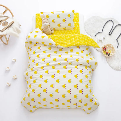 3Pcs Cotton Crib Bed Linen Kit Cartoon Baby Bedding Set - GuGuTon baby store - Baby Fashion - Toddlers Outfits - Babies Outfits - Toddler Clothes - Kids Clothing - Newborn Clothes - Newborn Wear - Kids Wear - Trending Clothes - Trending Outfits - Fall Fashion - Winter Fashion - Girls Clothes - Boys Clothes - Babies Wear - Kids Accessories - KidsWear - Summer Clothes - Summer Fashion - Summer Trend - Falls Sweaters - Tops - Bottom - Jeans - Blouse - Dresses - Newborn Dresses - Toys