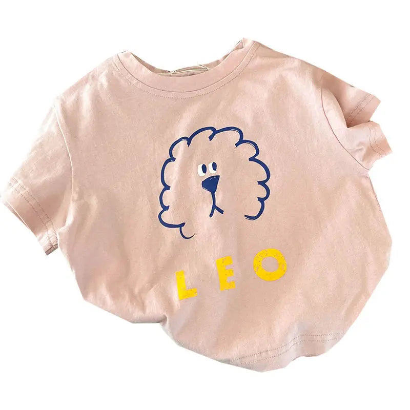 Matias Short-sleeve Cartoon Tees - GuGuTon baby store - Baby Fashion - Toddlers Outfits - Babies Outfits - Toddler Clothes - Kids Clothing - Newborn Clothes - Newborn Wear - Kids Wear - Trending Clothes - Trending Outfits - Fall Fashion - Winter Fashion - Girls Clothes - Boys Clothes - Babies Wear - Kids Accessories - KidsWear - Summer Clothes - Summer Fashion - Summer Trend - Falls Sweaters - Tops - Bottom - Jeans - Blouse - Dresses - Newborn Dresses - Toys