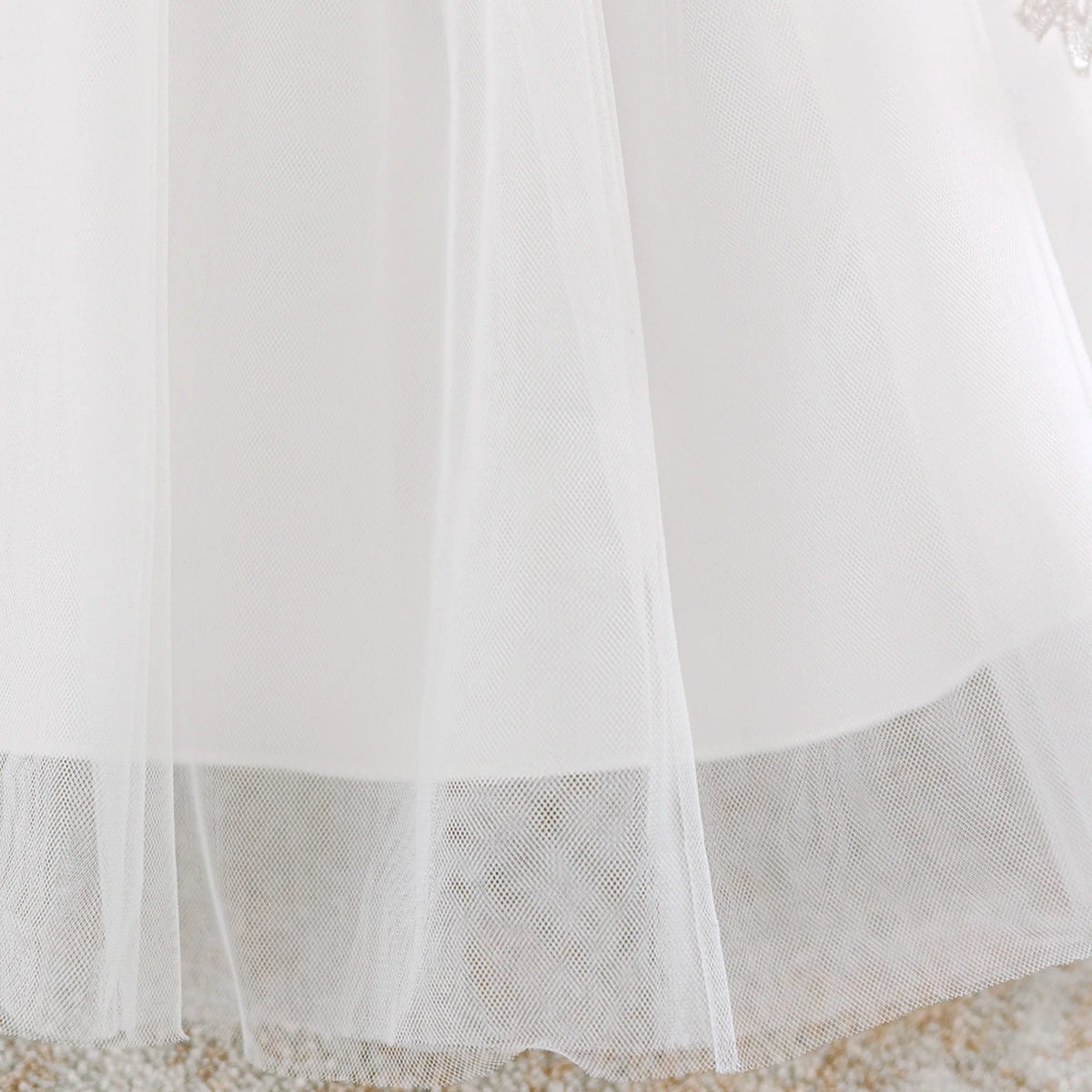 Baby Girl Formal Dress Dress Set (Skirt + Shawl) Elegant White Dress
