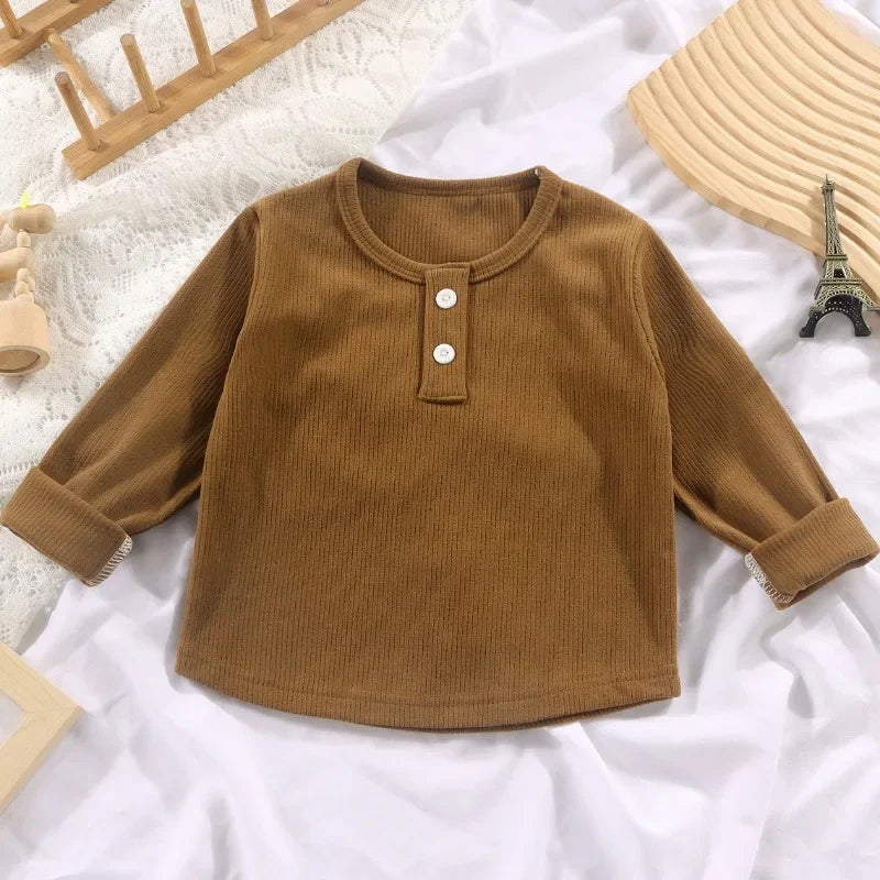 Diana Round Neck Base Long Sleeve Tops