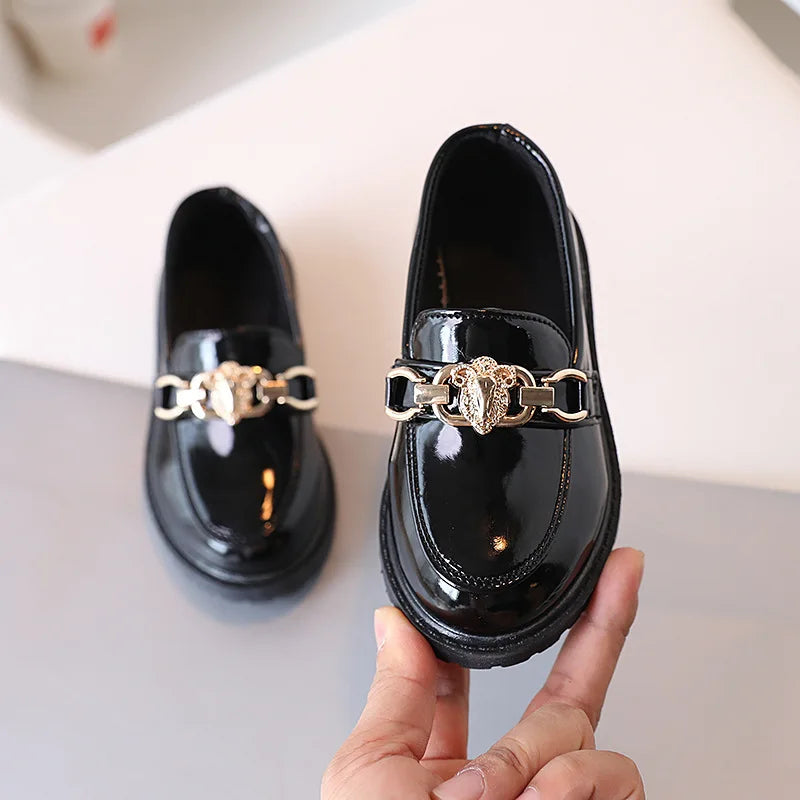 Children's Shoes Girls Autumn Princess Fashion Leather Shoes  British Style
