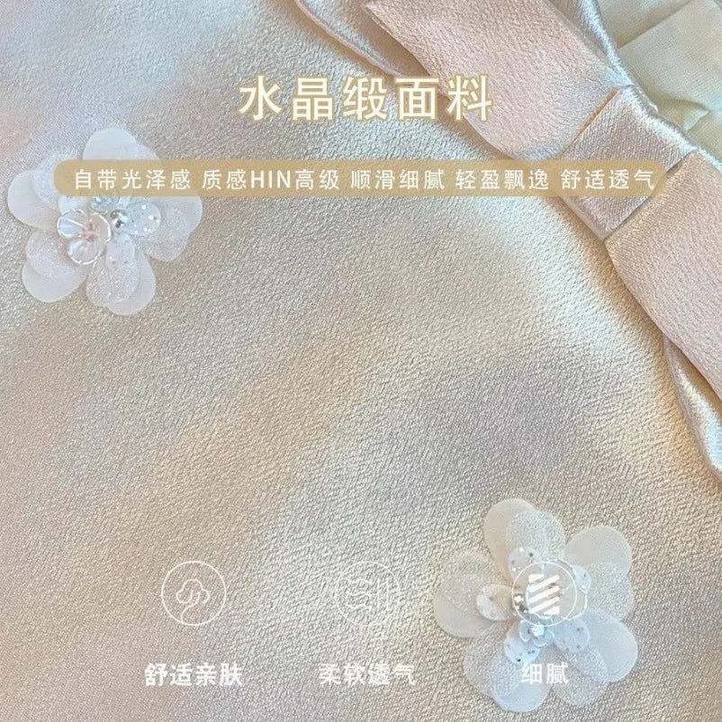 Summer Clothes Kids Girl Children Dresses Girls Elegant Eid Dresses Kids Clothes 2025  Clothing Princess Dress Young Dresses