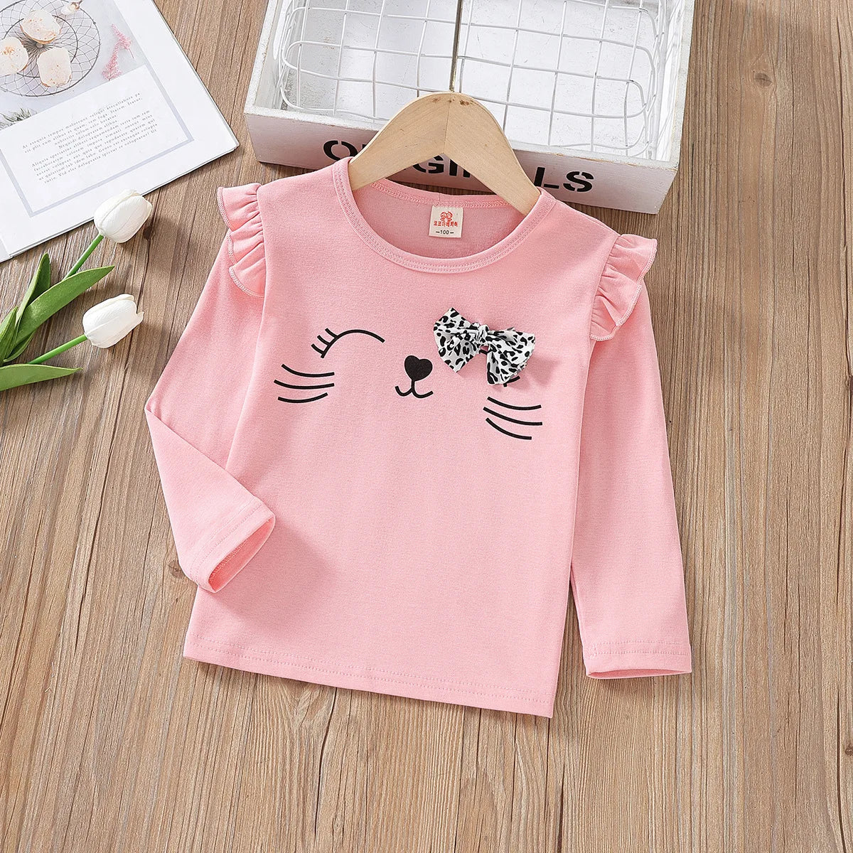 Fernanda Cartoon Long Sleeve Tops for Kids