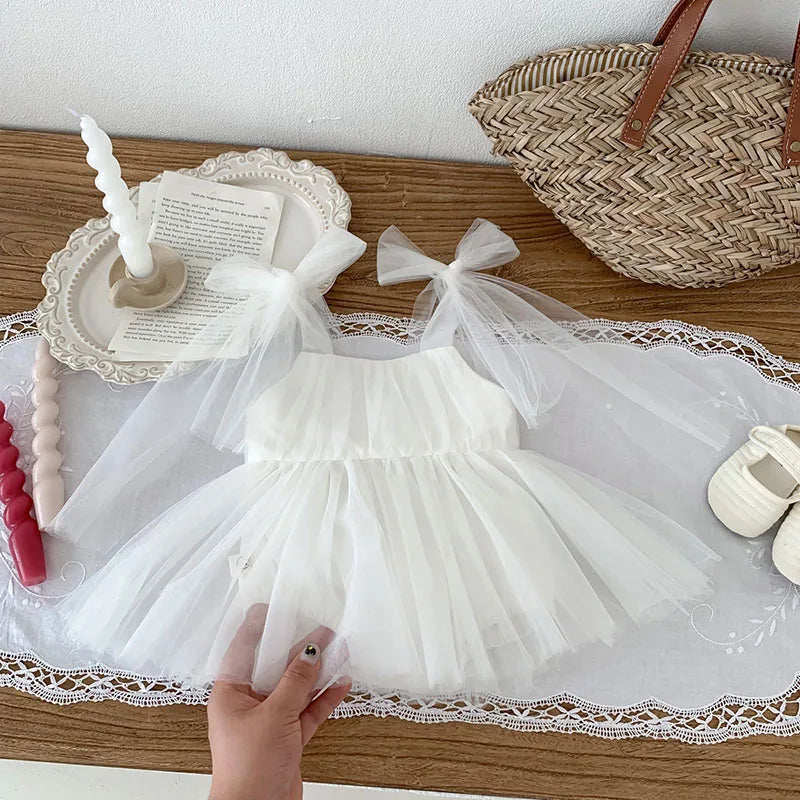 Ana Sleeveless Lace Bodysuit for Baby Girls
