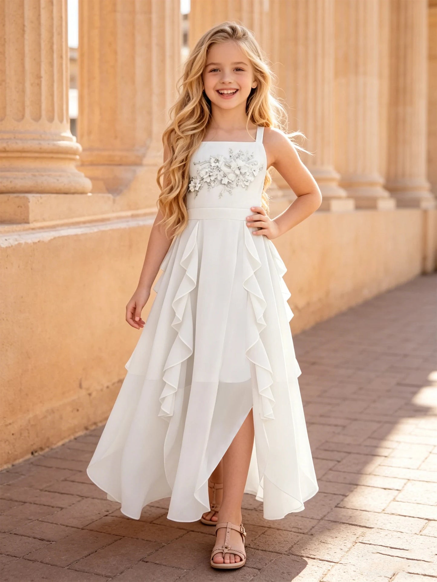 Girls Dresses Children Formal Wedding Party Pageant Gown for Special Occasions