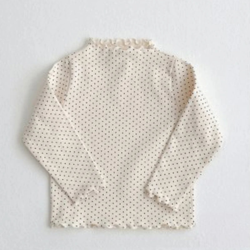 Lucía Autumn Girl Baby Sleeves Bottoming Children Ribbed - GuGuTon baby store - Baby Fashion - Toddlers Outfits - Babies Outfits - Toddler Clothes - Kids Clothing - Newborn Clothes - Newborn Wear - Kids Wear - Trending Clothes - Trending Outfits - Fall Fashion - Winter Fashion - Girls Clothes - Boys Clothes - Babies Wear - Kids Accessories - KidsWear - Summer Clothes - Summer Fashion - Summer Trend - Falls Sweaters - Tops - Bottom - Jeans - Blouse - Dresses - Newborn Dresses - Toys