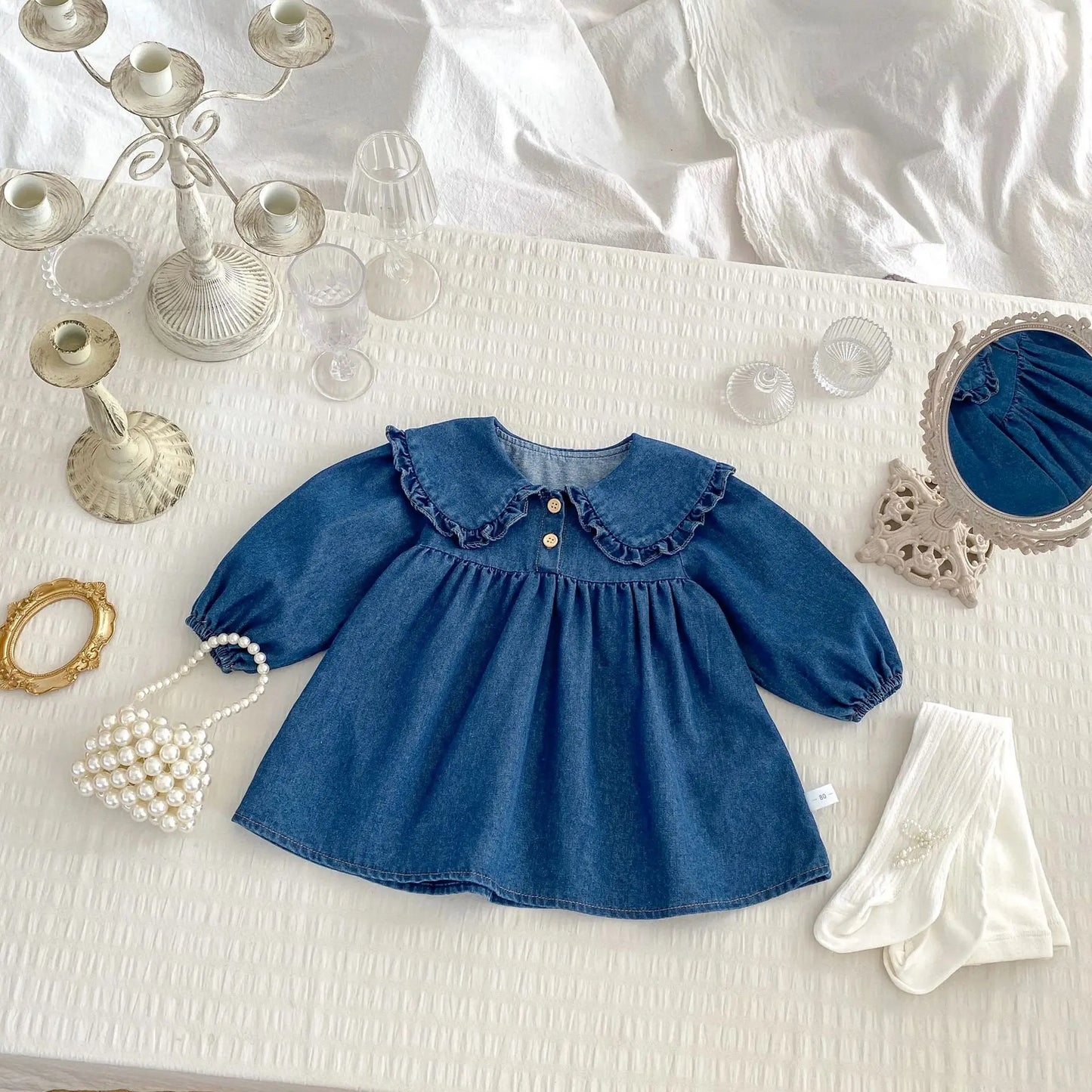 Denim Peter Pan Sister Outfit
