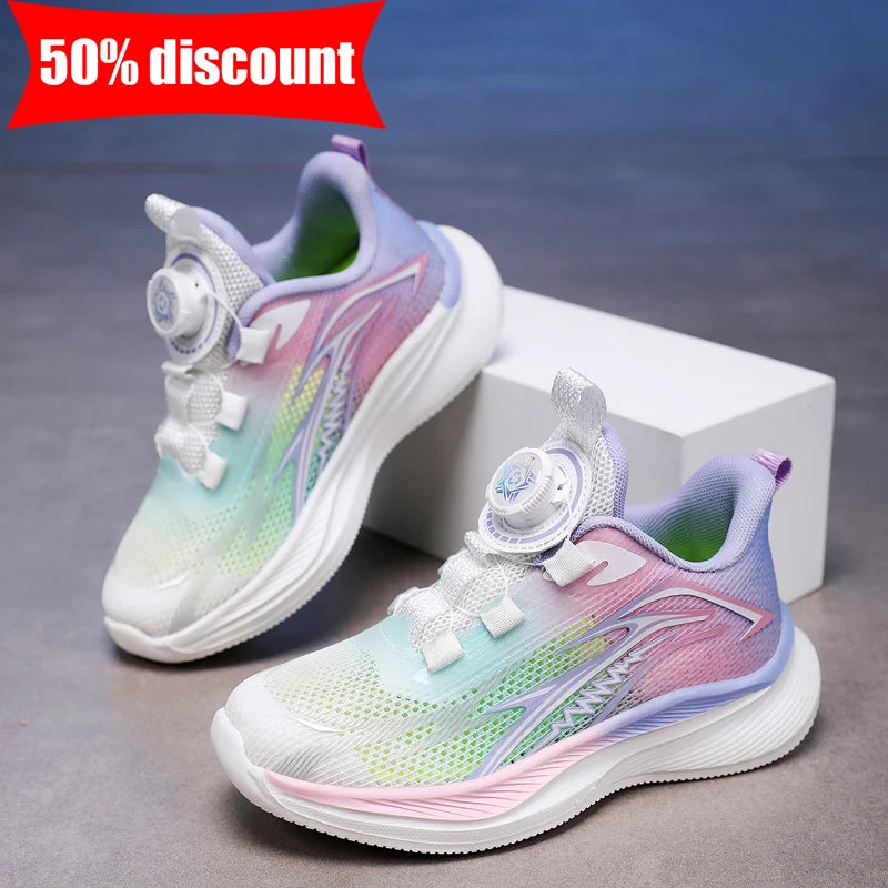 Children Sports Shoes Girls Lightweight Comfortable Soft Soled Running Shoes Daily Casual Anti Slip Sports Tennis Shoes for Boys