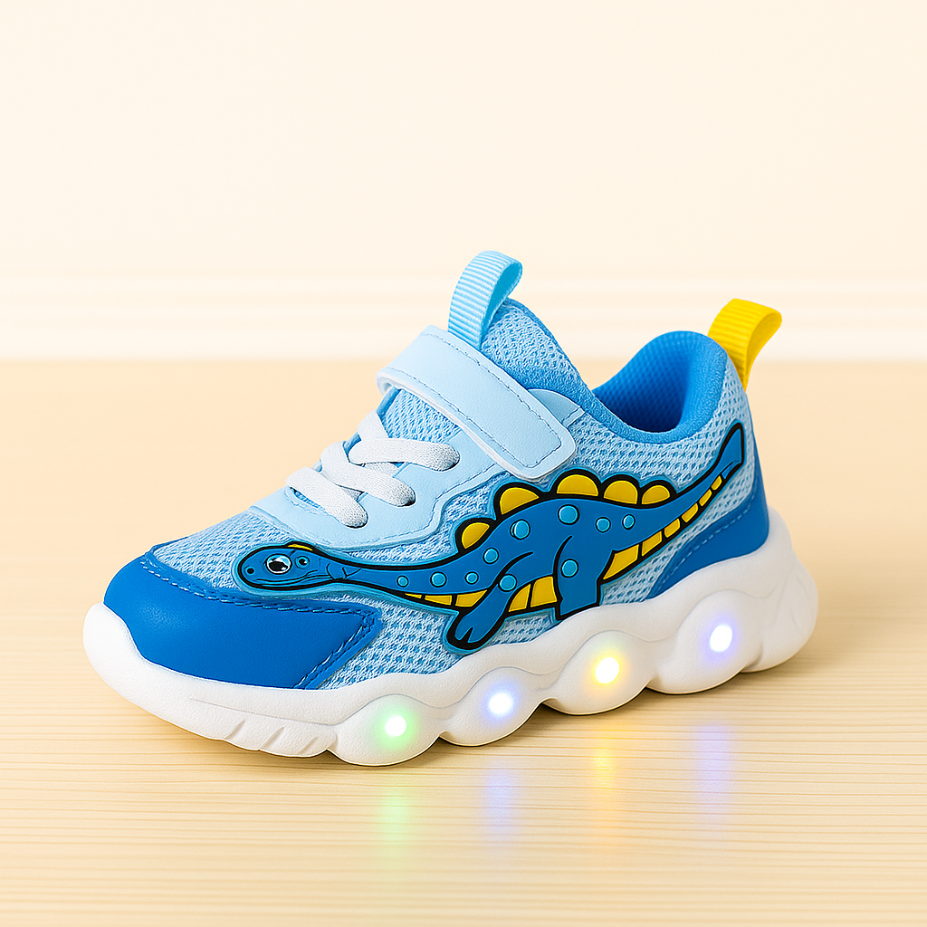 Maicol LED Dinosaur Edition Sneakers for Kids (1–6 Years)