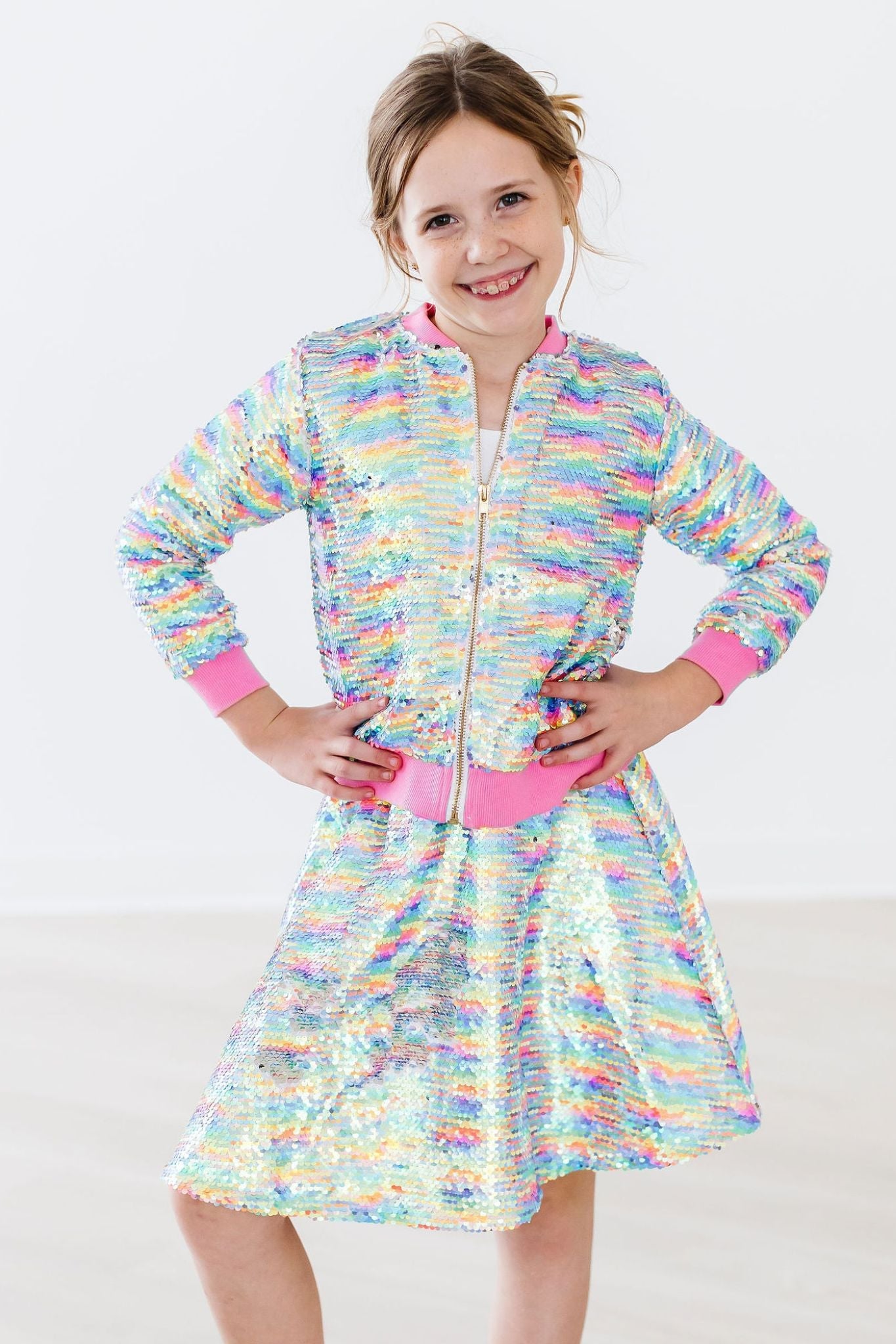 Yagie Sprinkles Flip Sequin Jacket