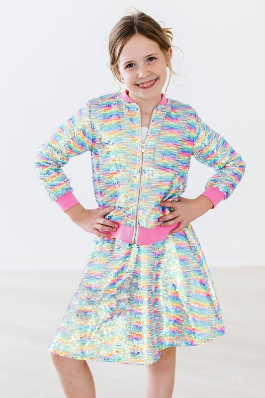 Yagie Sprinkles Flip Sequin Jacket