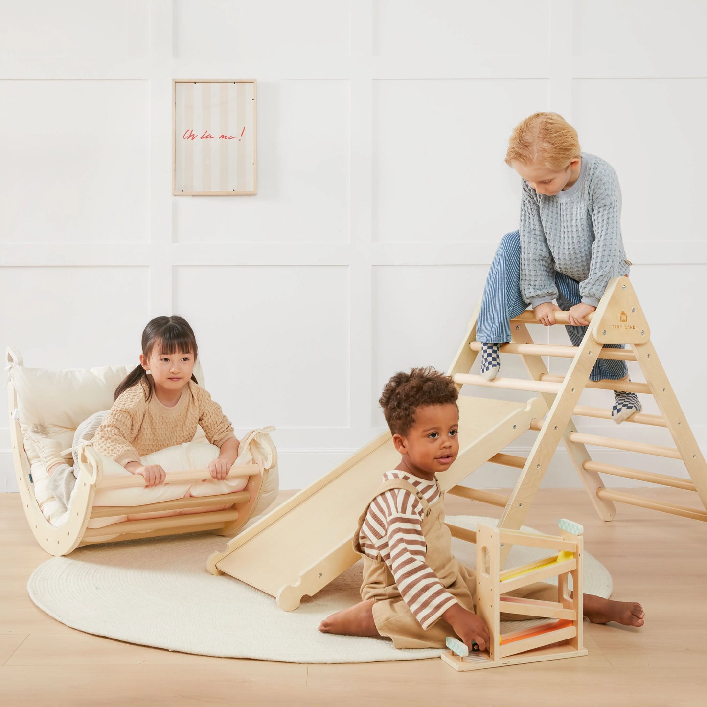 7-in-1 Montessori Climbing Set with Play Pad