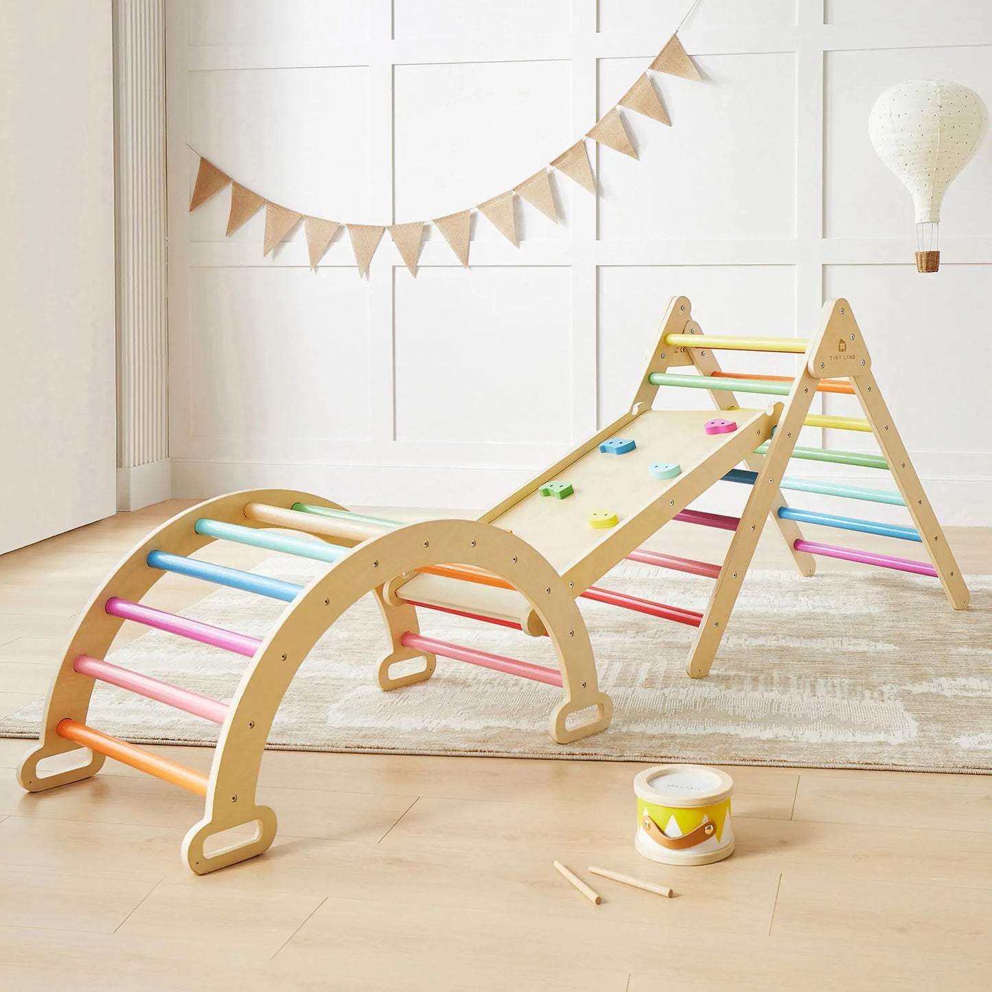 7-in-1 Rainbow Climbing Set