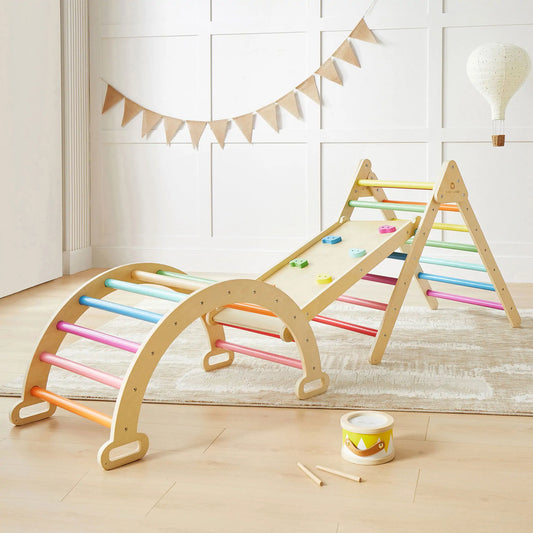 7-in-1 Rainbow Climbing Set
