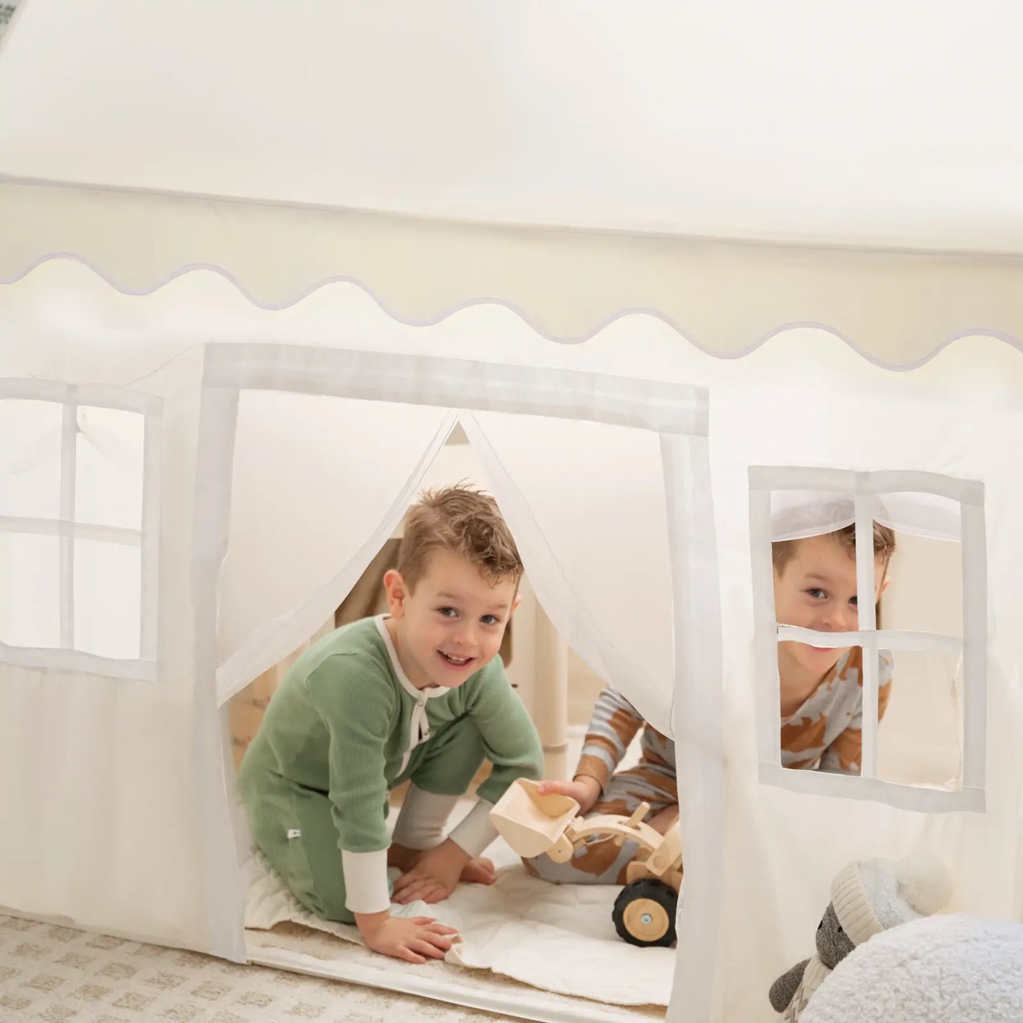 Playhouse Tent – Natural Cream Indoor Tent for Kids