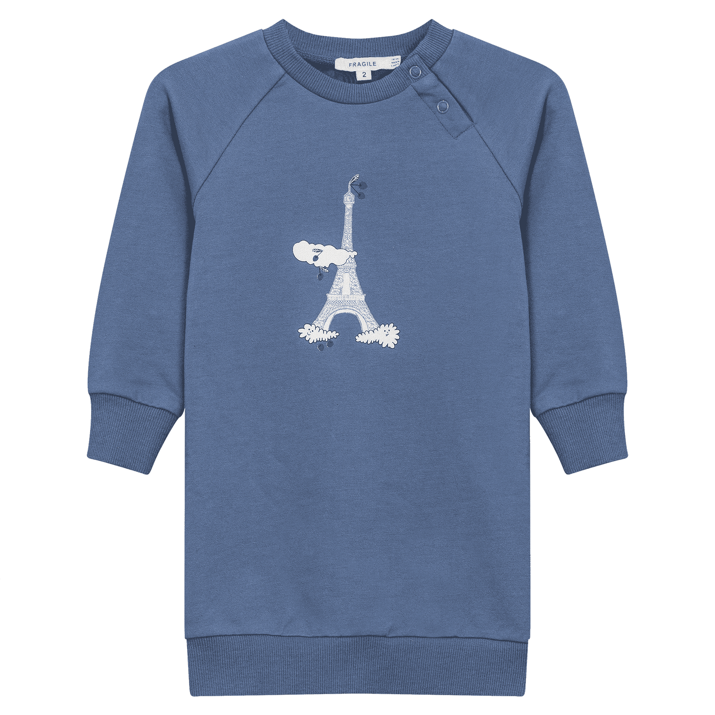 Eiffel Tower Print Bubble Dress
