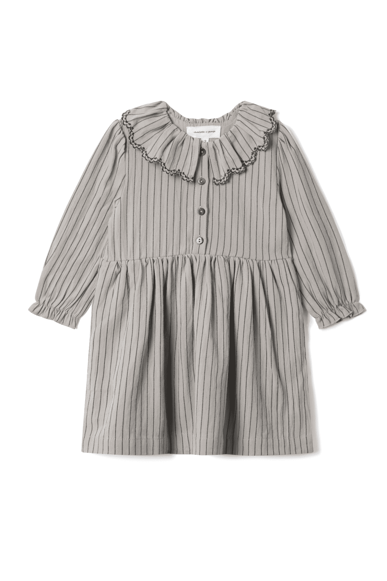 Girls Woven Stripped Dress - Comfortable Cotton Style
