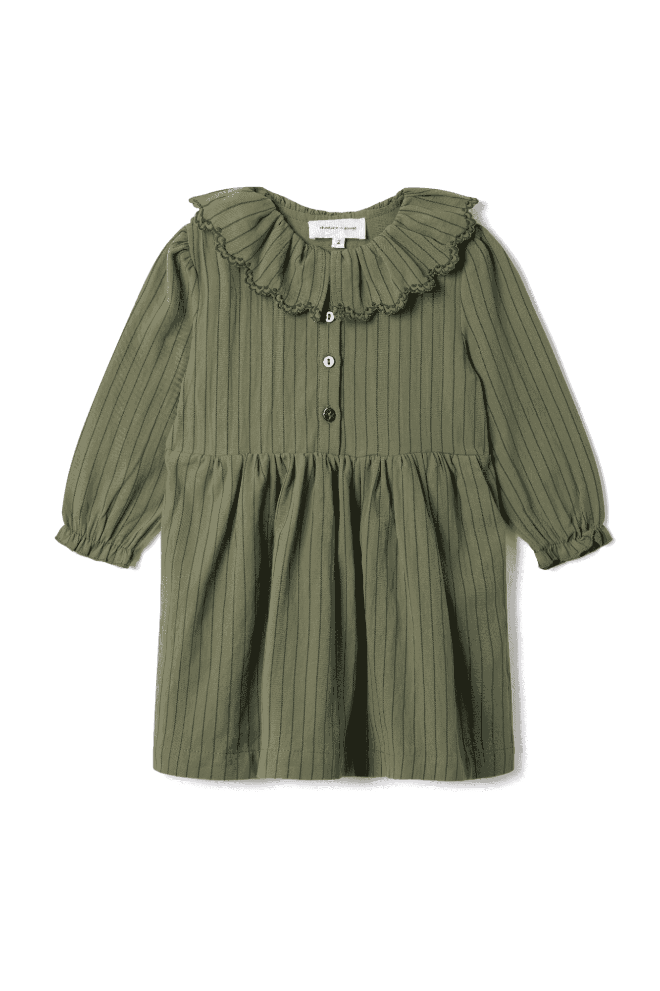 Girls Woven Stripped Dress - Comfortable Cotton Style