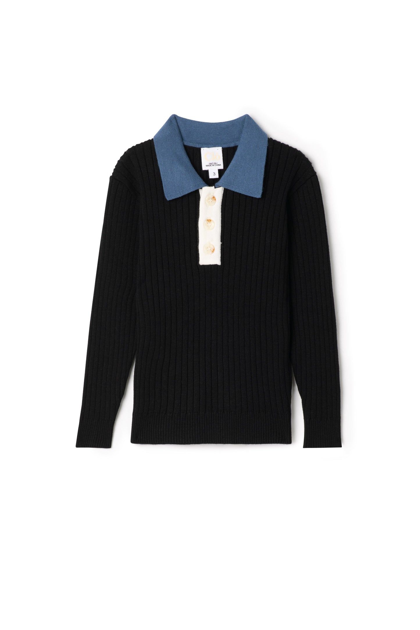 Kaller Multi Polo Rib Sweater