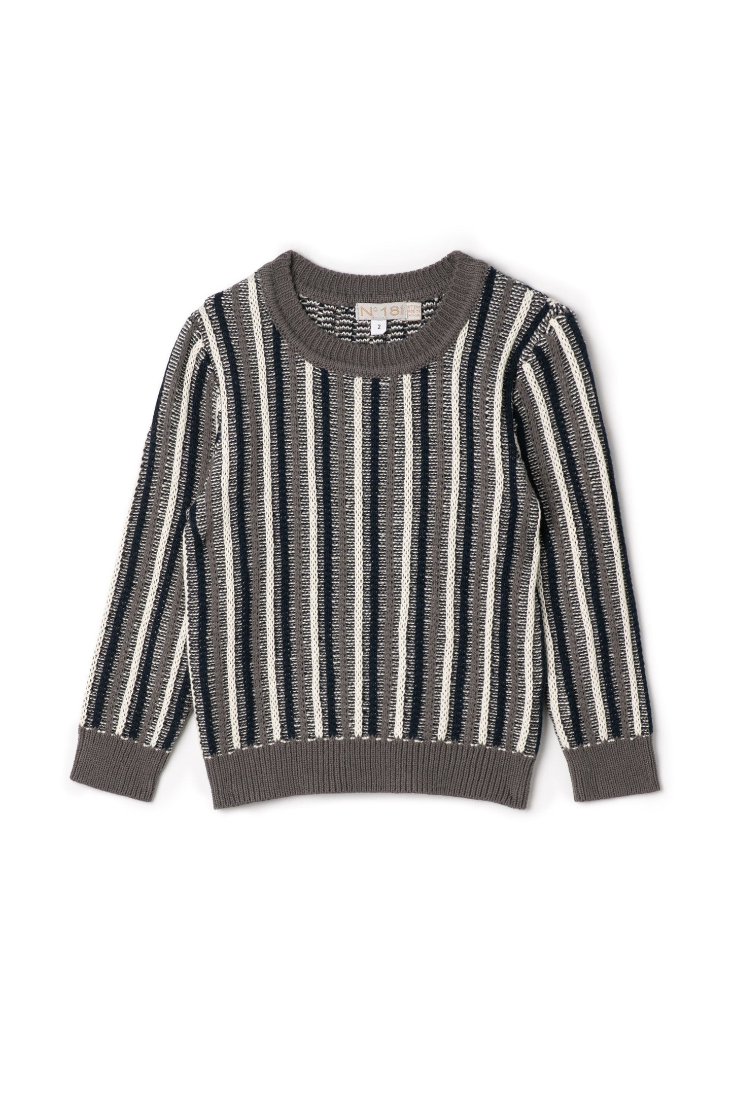 Fernando Stripped Knit Elegant Sweater