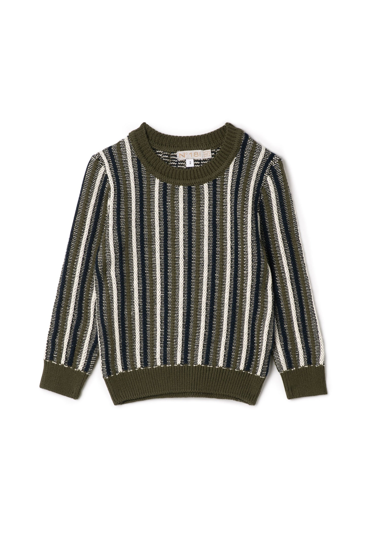 Fernando Stripped Knit Elegant Sweater