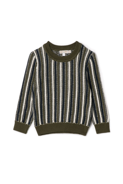 Fernando Stripped Knit Elegant Sweater