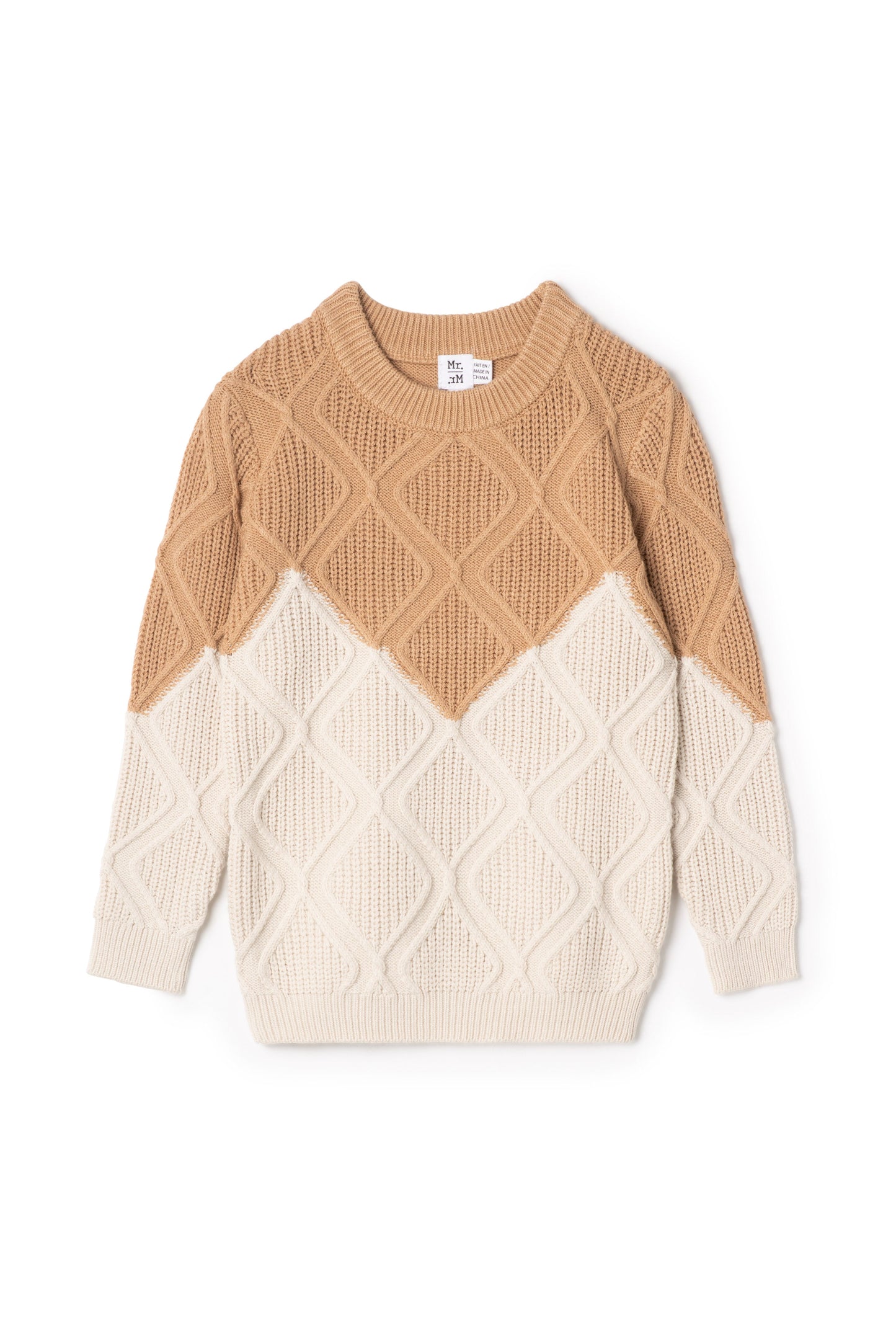 Amarfis Diamond Knit Sweater