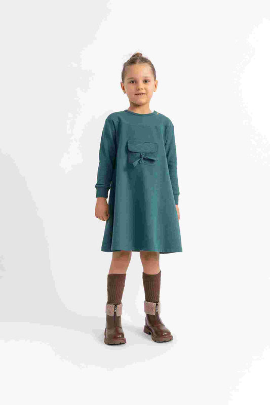 Corduroy Pocket Dress