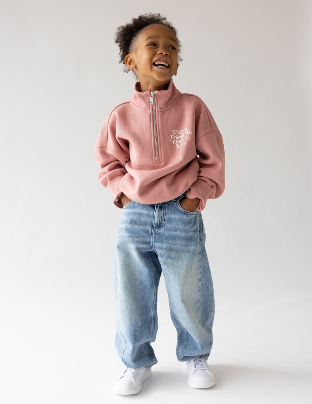 Kenia What a Friend in Jesus Kids Half-Zip