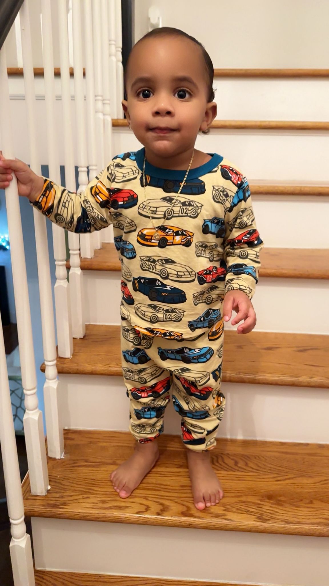 Cartoon Car Pajama Cotton Set for Boys