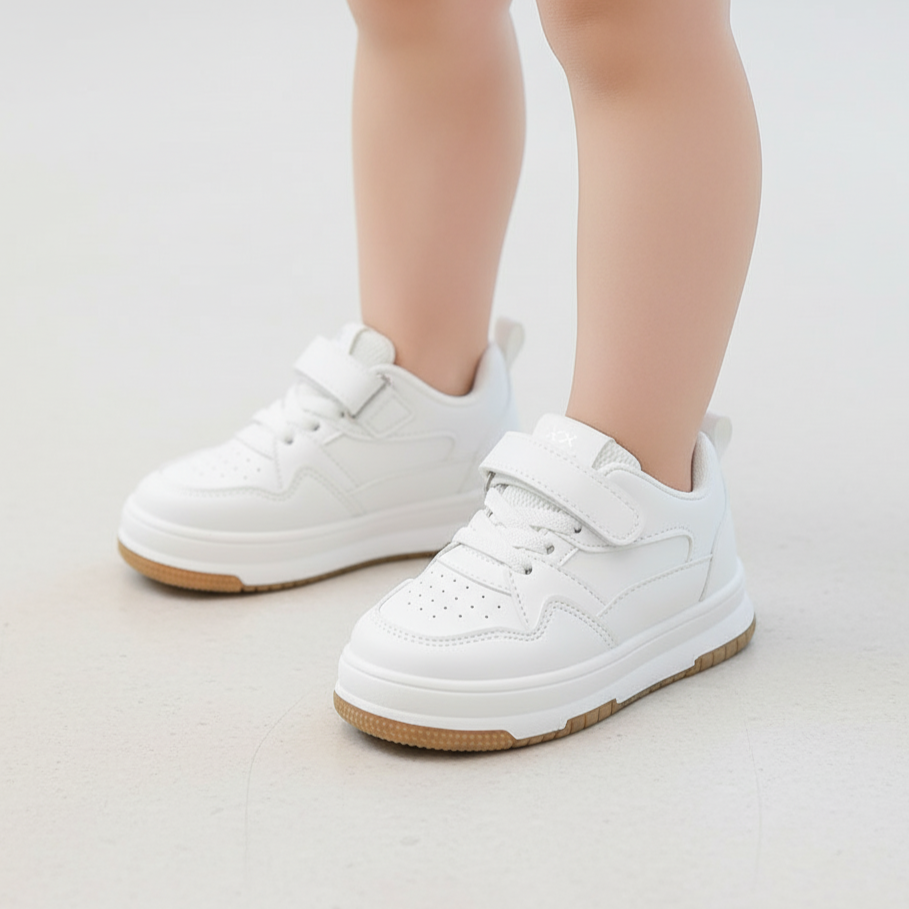 Carolina All Pure White Sneakers for Kids Ages 1-6