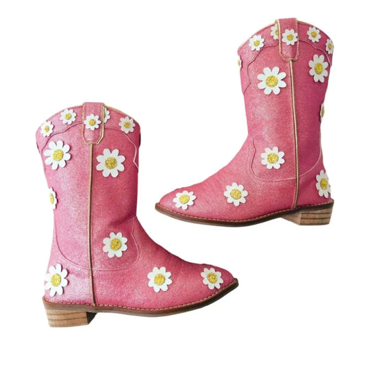 Greina Cowgirl Oopsie Daisies Boots