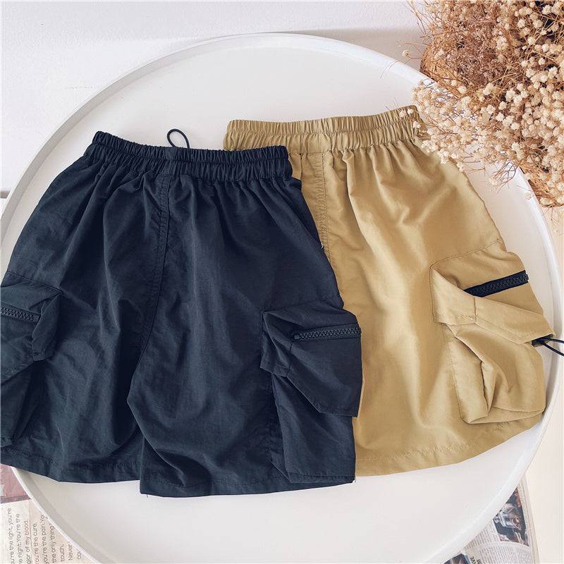 Gabriel Boys Summer Loose Casual Cargo Shorts