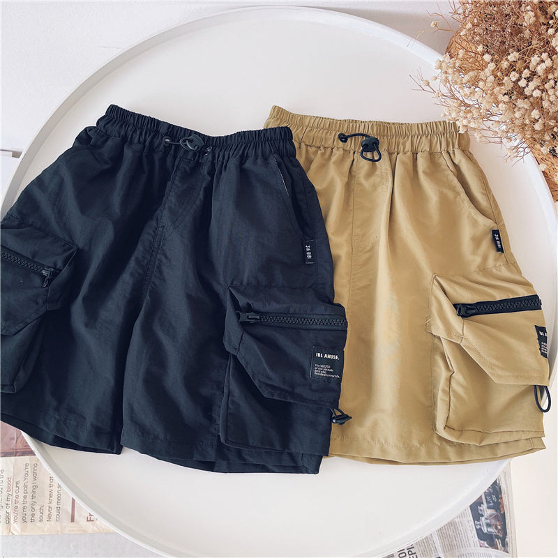 Gabriel Boys Summer Loose Casual Cargo Shorts